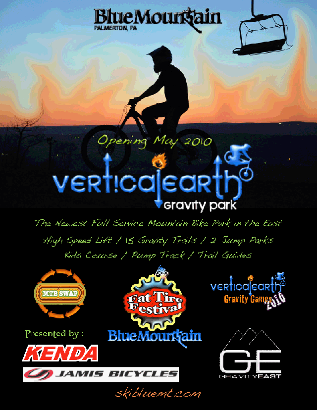 Sneak Preview for 2010 Vertical Earth Gravity Park Sneak Preview for 2010 Vertical Earth Gravity Park